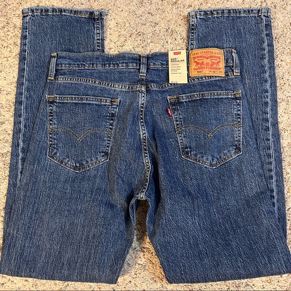 Levi’s 505 Regular Straight Leg Jeans Size 32 x 32 NWT - Picture 5 of 10